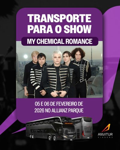 Excursão My Chemical Romance 06/02 - Embarque Niterói